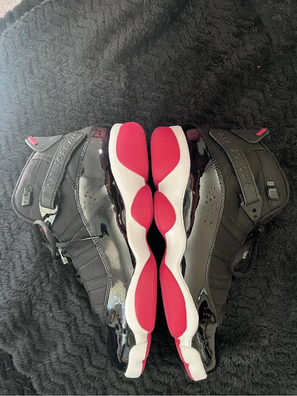 2008 Nike Air Jordan 6 Rings Bred Black Red White Mens Size 8.5 -OG Box Included